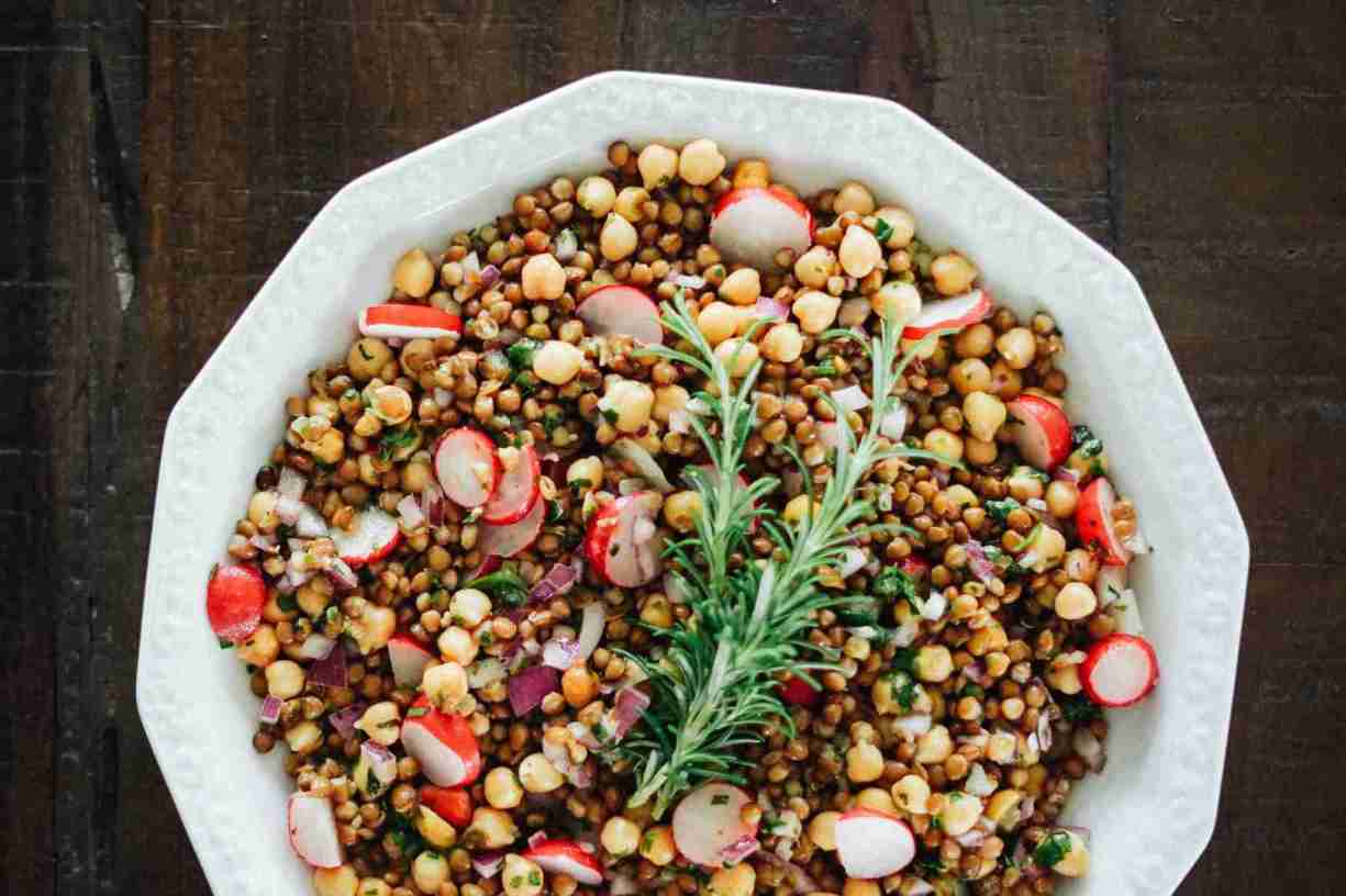 Lentil and Chickpea Salad